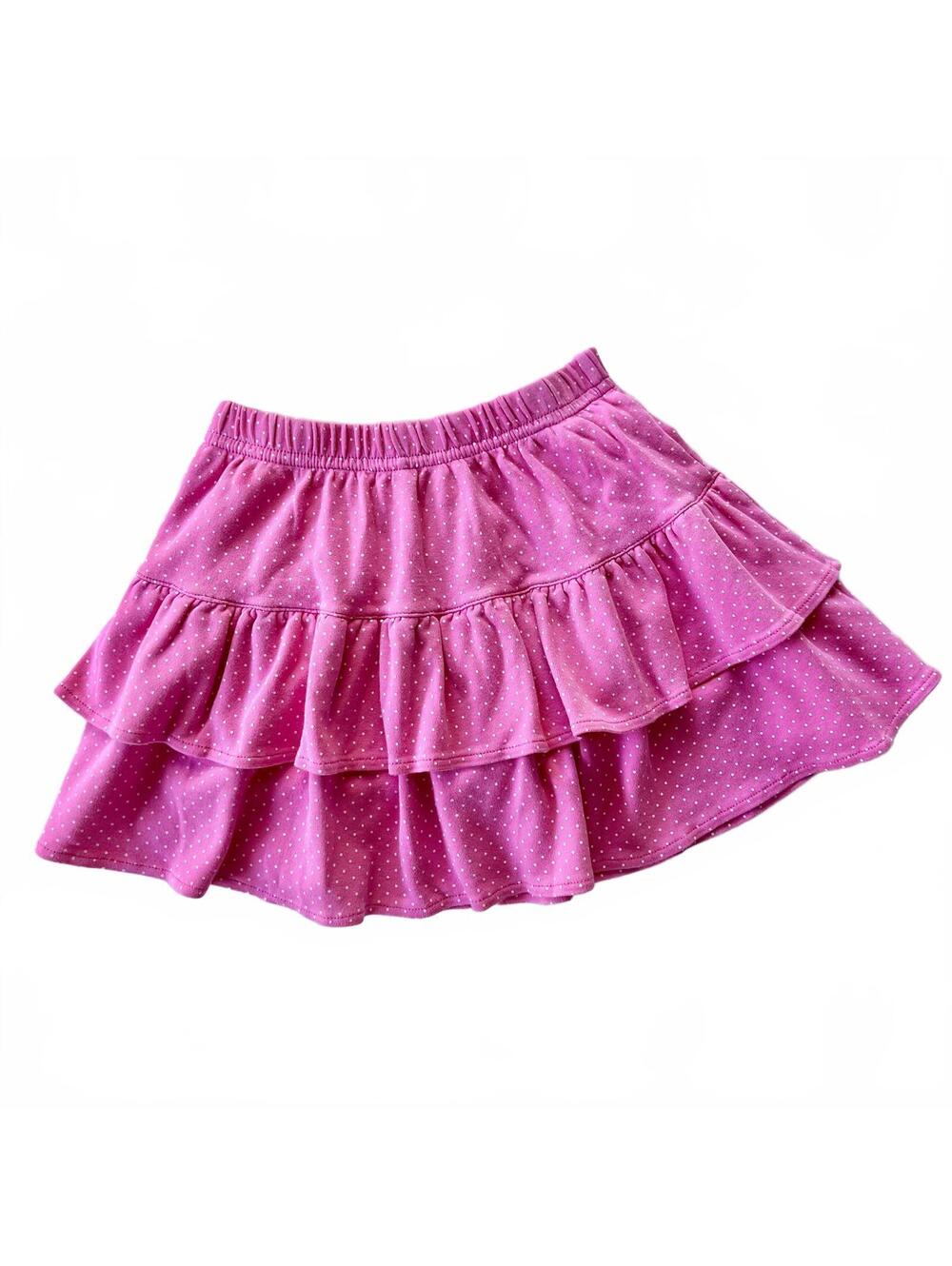 VGUC Luigi Kids Polka Dot Tiered Ruffled Skort ~ Size 6